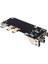 Hdmı-C Çok Fonksiyonlu Adaptörle Uyumlu Mini HDMI Uyumlu Iki Güç Kaynağı Yöntemi Raspberry Pi 5 / 4b Için Çift 4K Çıkışı (Yurt Dışından) 3