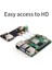 Hdmı-C Çok Fonksiyonlu Adaptörle Uyumlu Mini HDMI Uyumlu Iki Güç Kaynağı Yöntemi Raspberry Pi 5 / 4b Için Çift 4K Çıkışı (Yurt Dışından) 4