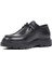 Erkek Siyah Bağcıklı Deri Günlük Ayakkabı 4