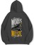 Unisex Sweatshirt Oversize Hoodie Where Words Fail Music Speaks 1