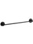 Siyah Metal Uzun Havluluk 40 cm Duvara Monte Vidalı Lüks Banyo Havlu Askılığı Modern Mat Tasarım 1