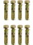 Saplamalı Gömlek Çelik Dübel M10X70 mm Raf Montaj Bağlantı Zemin Monte Tavan Asma Aparat 8 Adet. 4