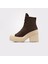 Chuck 70 De Luxe Heel Unisex Kahverengi Deri Platform Sneaker.289 7