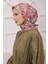 Etnik Desen Saf Ipek Twill Eşarp 4222D01 80 1