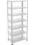 7 Katlı Galvaniz Çelik Raf - Depo, Arşiv, Kiler, Dosya, Market Rafı 43X75 CM-250 Cm-1.50 mm 1