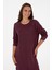 Kadın Plum Elbise (Örme) 50313438-VR177 2