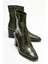 Chara Yeşil Baskı Kadın Kalın Topuklu Bot 1