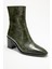 Chara Yeşil Baskı Kadın Kalın Topuklu Bot 3