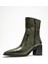 Chara Yeşil Baskı Kadın Kalın Topuklu Bot 4