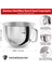 Kitchenaid Stand Mikserler Için 6qt Paslanmaz Çelik Mikser Kabı, Saplı 6qt Eğimli Kafa Mikseri Için Kitchenaid Karıştırma Kabı (Yurt Dışından) 2