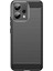Oppo Reno 14 ile Uyumlu Brushed Carbon Fiber Silikon Kılıf - Siyah AL3332 1