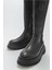Paul Siyah Streç Detaylı Kadın Çizme 3