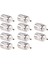 10PCS Konnektör Uhf Erkek PL259 Fiş Lehim Rg8 RG213 LMR400 7d-Fb Kablo Gümüş (Yurt Dışından) 2