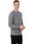Erkek Mevsimlik Doğal Pamuklu Şık Sweatshirt Bisiklet Yaka Panolu Uzun Kollu Rahat Kesim Tam Kalıp 2