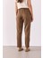 Alian Beli Lastikli Beach Pantolon(Tencel)(Tm)-Kakao 5