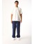 Steve Baggy Fit Beli Lastikli Pantolon(Cupro)-Lacivert 1