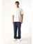 Steve Baggy Fit Beli Lastikli Pantolon(Cupro)-Lacivert 2
