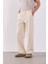 Steve Baggy Fit Beli Lastikli Naturel Pantolon-Naturel 4
