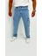 Martin Denim Premium Baggy Kargo Cep Mavi Kot Erkek Jean Pantolon 3