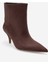 Nuvıa Kahverengi Süet Sivri Burunlu Kadın Topuklu Bot 3
