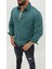 Jeremy Denim Classic Oversize Premium Kot Erkek Mavi Jean Gömlek 1
