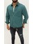 Jeremy Denim Classic Oversize Premium Kot Erkek Mavi Jean Gömlek 4