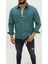 Jeremy Denim Classic Oversize Premium Kot Erkek Mavi Jean Gömlek 5