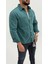 Jeremy Denim Classic Oversize Premium Kot Erkek Mavi Jean Gömlek 6