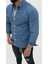 Aidan Denim Mavi Black Vintage Classic Kot Erkek Jean Gömlek 4