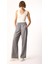 Beli Lastikli Pantolon(Tencel)(Tm)-Gri 4