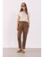 Alian Beli Lastikli Beach Pantolon(Tencel)(Tm)-Kakao 2