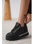 Alice Kadın Siyah Tabanlı Siyah Gizli Topuklu Sneaker 1
