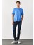 Edward Blue Black Slim Straight Jean Pantolon-Blue Black 3