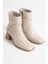 Vera Kadın Bej Topuklu Bot 3