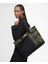 Mya Patchwork Kol Çantası BK11 Black/olive Check 2