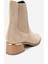 Neiva Bej Süet Hakiki Deri Kadın Chelsea Bot 5