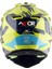 X-Cross X1 Dual Visor Kask Neon Sarı-Mavi 4