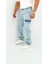 Martin Denim Premium Baggy Kargo Cep Mavi Kot Erkek Jean Pantolon 1