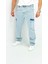 Martin Denim Premium Baggy Kargo Cep Mavi Kot Erkek Jean Pantolon 4
