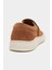 Zeta Taba Hakiki Süet Slip-On Sneaker Kadın Ayakkabı 5