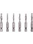 6pcs Matkap Tap Seti Hex Shank Sae Kombinasyon Matkap ve Tap Bit Seti Hss 4341 Vida Tap Deburr Matkap Bit (Yurt Dışından) 3