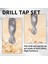 6pcs Matkap Tap Seti Hex Shank Sae Kombinasyon Matkap ve Tap Bit Seti Hss 4341 Vida Tap Deburr Matkap Bit (Yurt Dışından) 4