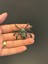 Zirkon Taş Işleme Örümcek Broş Yaka Iğnesi 5x4 cm 1