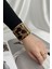 Altın Rengi Metal Detay Leopar Desen Bileklik (22CM) 2