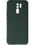 Xiaomi Redmi 9 Kılıf Nano Içi Kadife Silikon - Koyu Yeşil 1