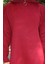Triko Balıkçı Yaka Elbise 0511-06 Bordo 5