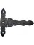 Antika Tarz Dekoratif Pirinç Kuyruklu Düğmeli Menteşe No2 - 138X167 Mm, Oksit 1