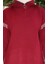Triko Fermuar Yakalı Tunik Pantolon Ikili Takım 1061-01 Bordo 4