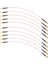 10PCS RG316 Sma Erkek Fişine Sma Erkek Fiş Konnektörü Rf Pigtail Coax Jumper Cable 8inch (Yurt Dışından) 1