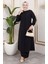 Uzun Tunikli Modal Takım 0330-01 Siyah 1